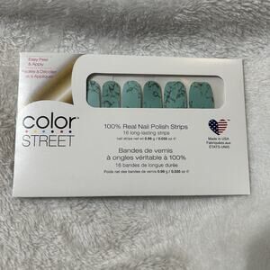 Color Street Nail Polish Strips - Mojave Turquoise Marble New In Package